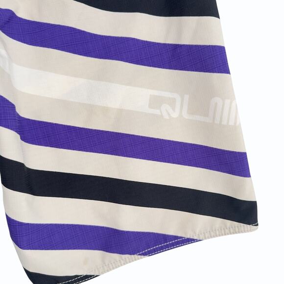 Quiksilver Pro Series Freddy P Collab Board Shorts Mens 34‎ Embroidered Ripstop - Picture 11 of 14